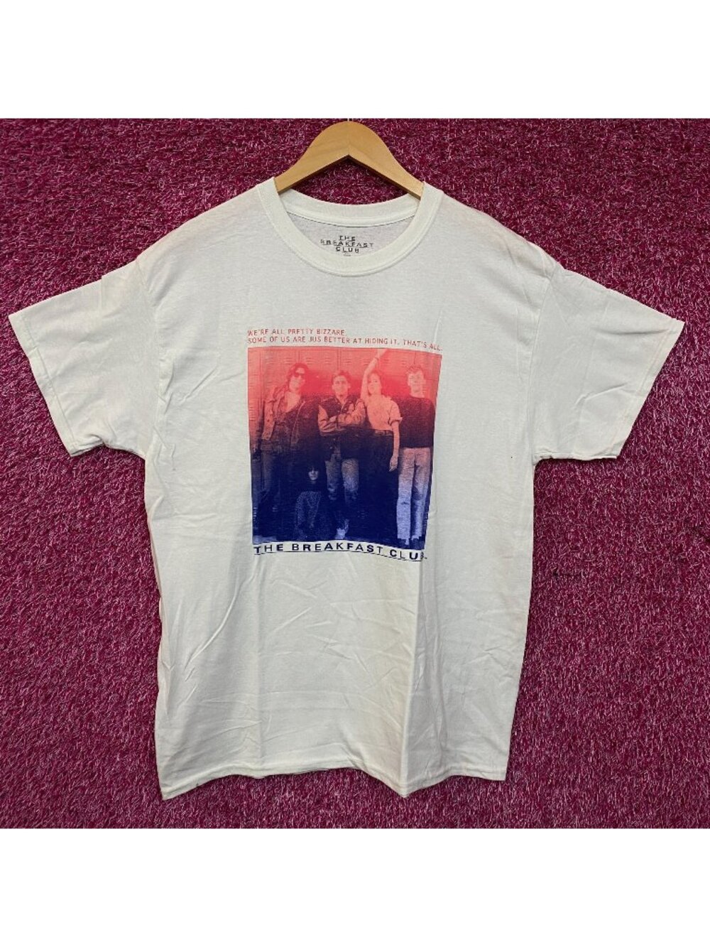 The Breakfast Club "We're All Pretty Bizarre" Graphic T-Shirt Large